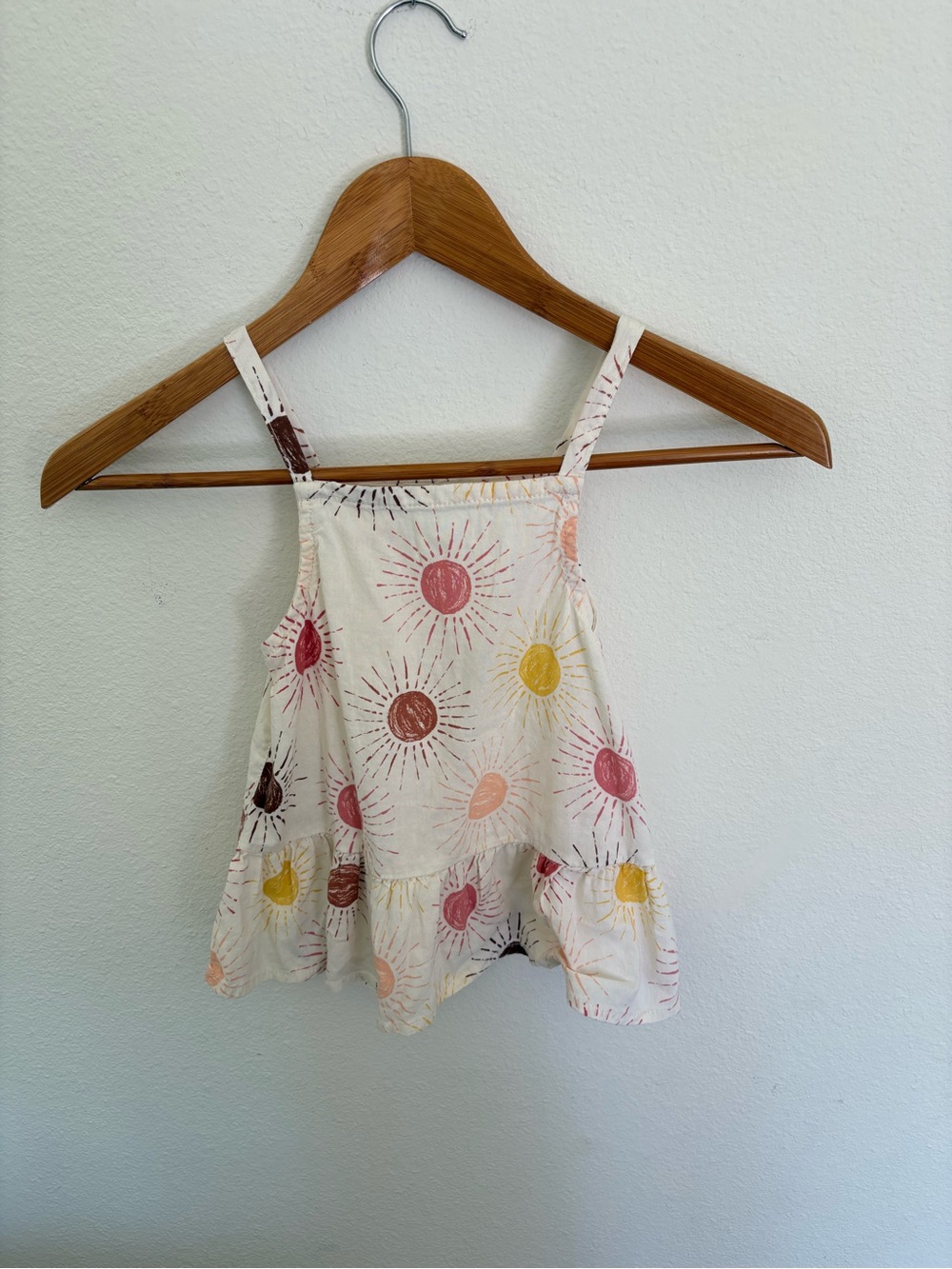Garanimals Cream Sunburst Print Camisole with Pink, Yellow and Brown
